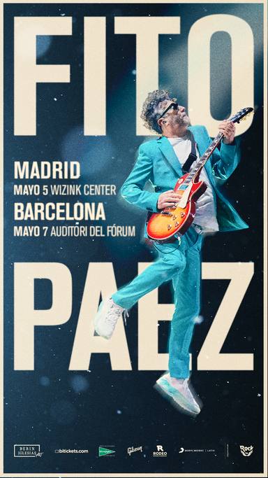 Fito Páez y su regalo de Reyes a España: el artista actuará en Madrid y Barcelona la próxima primavera