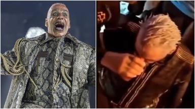 La reacción viral de Till Lindemann (Rammstein) cuando le pide un trago de cerveza a un fan mexicano