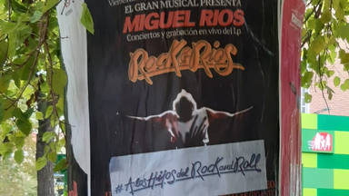 ¿Por qué Madrid ha amanecido empapelado con carteles del Rock N' Ríos de Miguel Ríos?