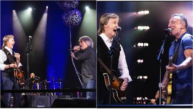 Bruce Springsteen y Jon Bon Jovi sorprenden a Paul McCartney en pleno directo: “¡Feliz cumpleaños!”