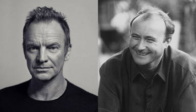 El primer paso a la gloria de Sting (Police) y Phil Collins tuvo lugar en la misma noche