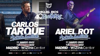 El 40º aniversario de Rock & Ríos ya tiene a sus dos primeros invitados: Carlos Tarque y Ariel Rot