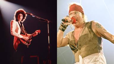 Los desplantes del “enfadado” Axl Rose (Guns N' Roses) de gira con Brian May: “Era típico de él”