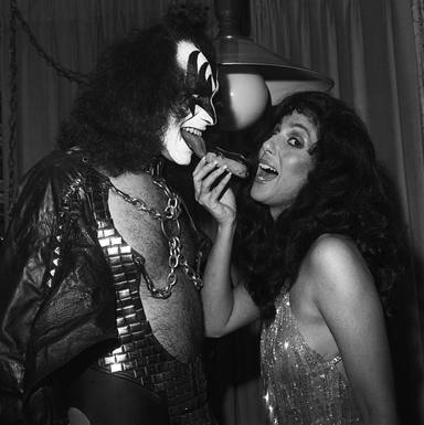 Gene Simmons y Cher
