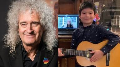 Brian May (Queen) ayuda a un niño de 8 años a encontrar su guitarra perdida