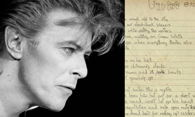¿Cuánto vale un manuscrito de un tema de David Bowie? Esta es la generosa cantidad