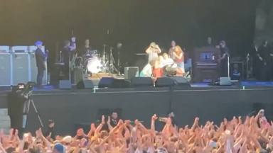 Un enfermo terminal su sueño de ver a Pearl Jam en directo, aunque el estadio casi no se lo permite